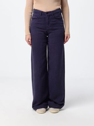 Emporio Armani Pantaloni a gamba larga in misto lino