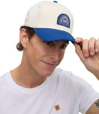 tentree Sunrise Logo Elevation Hat in Undyed/nightfall at Nordstrom