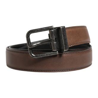 Dolce & Gabbana Cintur&oacute;n Precioso - Accessories - Hombre - Marr&oacute;n - ONE SIZE