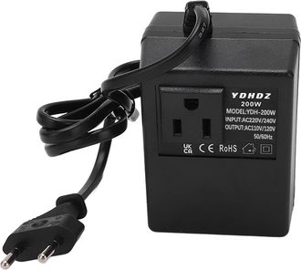 OEM Transformateur Abaisseur De Tension - 220 V &Agrave; 110 V Ac - Pour Voyages Internationaux - 1 Pi&egrave;ce