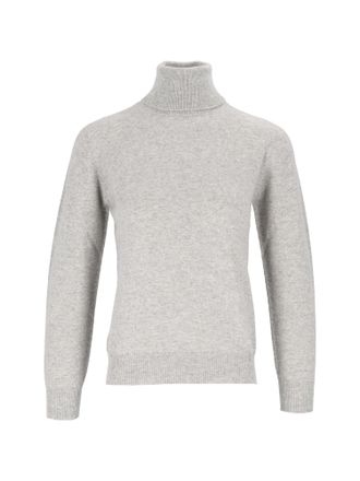 Kangra Cashmere Seamless Rollneck Fleece Turtleneck Sweater