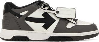 Off-white Two Tone Leather Out Of Office Sneakers