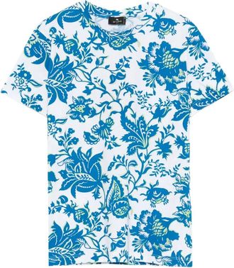 Etro floral T-shirt - women - Cotton - S - White