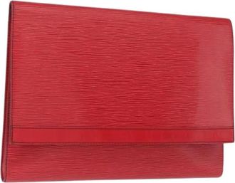 Louis Vuitton Pre-owned Clutches, female, Red, Size: ONE SIZE Pre-owned Leather Clutch
