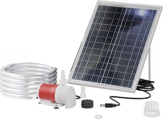 OEM Bomba Solar Para Fuentes: 25 W, Alto Caudal De 1100 L/h, Motor Cc Sin Escobillas, Funcionamiento Silencioso, Altura De Elevaci&oacute;n De 5 M, Ideal Para De