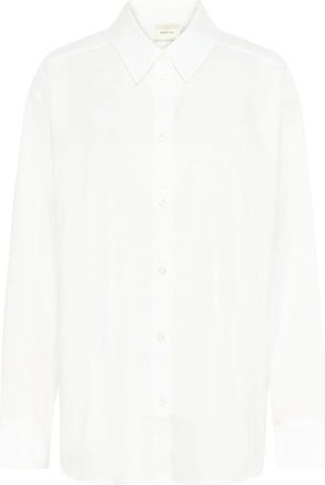 Gestuz Dames, Blouses & Shirts, Wit, Maat: XS Linnen