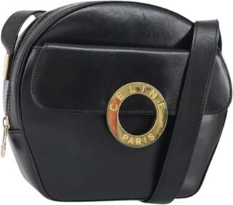 Celine Pre-owned Vintage Cross Body Bag - Dames - Vintage Schoudertas - Zwart - ONE Size - Leer - Vintage