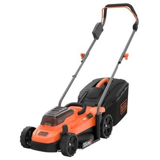 Black+Decker Bcmw3336n, Cortac&eacute;sped Manual A Bater&iacute;a 36v, Eficiente Y Ligero, Ideal Para Jardines De Tama&ntilde;o Medio, Dise&ntilde;o Compacto, Negro Y Naranja