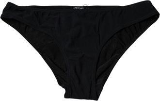 Dolce & Gabbana Black Nylon Stretch Mid Waist Panty Womens Underwear