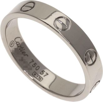 Cartier White Gold (18K) Band Ring (Pre-Owned)