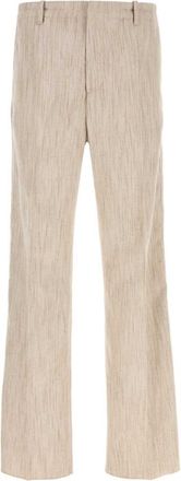 Bottega Veneta Melange sand viscose blend pant