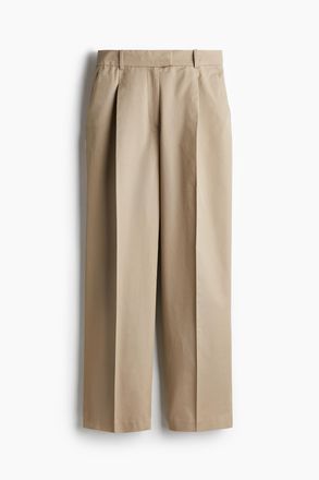 H&M Chino mit B&uuml;gelfalten - Beige