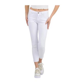 Fracomina Dames, Jeans, Wit, Maat: W30 Denim