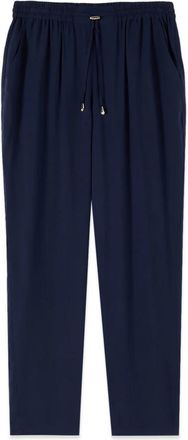 Oltre Dames, Broeken, Blauw, Maat: XL Viscose