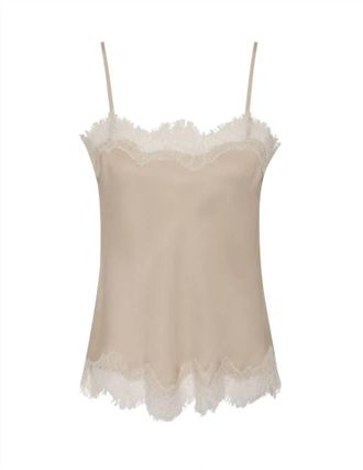 Gold Hawk Womens Camie Ale Crop Top In Pearl
