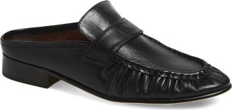 Tony Bianco Glacier Loafer Mule in Black Venice at Nordstrom, Size 9.5