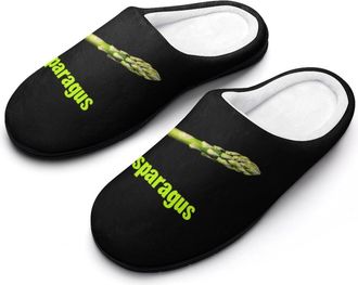 Generic Asparagus Mens Slippers Memory Foam Winter Warm Sandals Slip On House Shoes Size 7-14