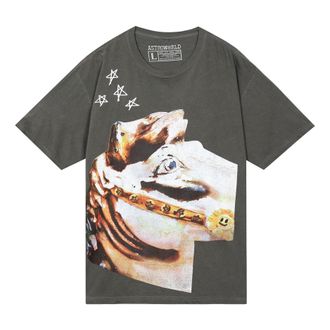 Travis Scott Astroworld Horse Head Tee Washed Black TC-311