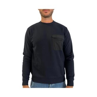 Colmar Heren, Sweatshirts & Hoodies, Blauw, Maat: 2XL Katoen