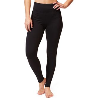 Threads 4 Thought Claire High Waist 7/8 Leggings in Jet Black at Nordstrom, Size Large