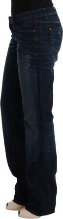 Costume National Womens Blue Cotton Regular Fit Denim Jeans Clothing