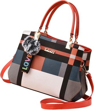 Generic Handbags, Shoulder Bag | Classic Tote Hobo Handbags | Women Shoulder Clutch Bag with Adjustable Shoulder Strap for Wife, Adults, Girlfriend, brown, ri