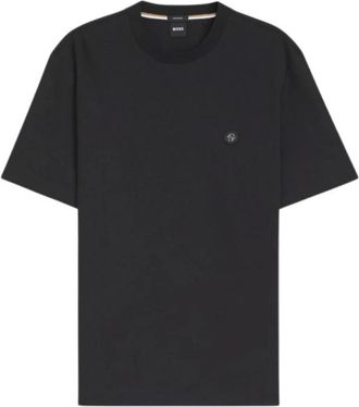 HUGO BOSS Hombre, Camisetas, Negro, Talla: 2XL