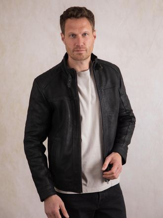 Lakeland Leather Mens Wilton Jacket in Black - Size 38R