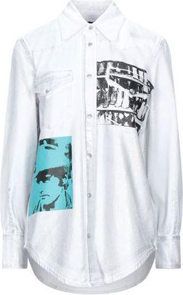 Calvin Klein CAMISETAS Y TOPS - Camisas vaqueras en YOOX.COM