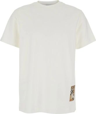 Burberry Hombre, Camisetas, Blanco, Talla: S