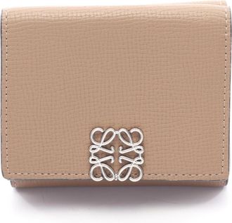 Loewe Brown Leather Wallet (Tri-Fold) (Pre-Owned)
