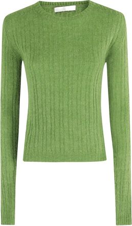 Tela Maglione girocollo - Verde