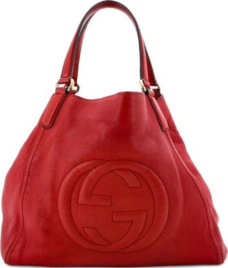 Gucci Soho leren medium schoudertas - Rood