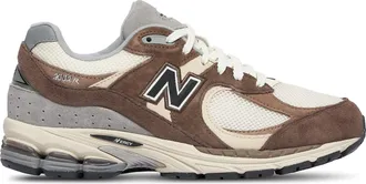 New Balance 2002R Sneakers in Cream Nubuck/Luxe Brown/Steely Grey Men Low-Top