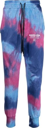 Mauna Kea graphic-print track pants - men - Cotton - L - Purple