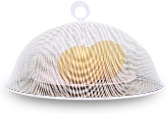 OEM Tapa De Acero Inoxidable Para Alimentos, 35 Cm De Di&aacute;metro, Malla Fina, A Prueba De Insectos, Para Frutas, Pasteles, Picnics O Buf&eacute;s