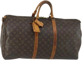 Louis Vuitton Pre-owned Weekend Bags, female, Brown, Size: ONE SIZE Pre-owned Weekend Bag