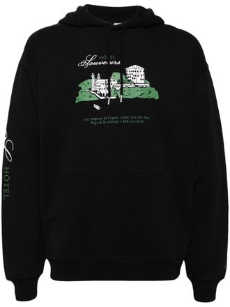 A.P.C. H&ocirc;tel JJJJound hoodie - Zwart