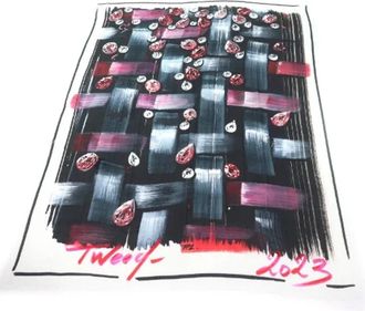 Chanel Pre-owned Tweed Cashmere Shawl - Dames - Vintage Accessoires - Veelkleurig - ONE Size - Tweed - Vintage
