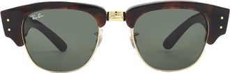 Ray-Ban Mega Clubmaster Green Square Unisex Sunglasses RB0316S 990/31 50