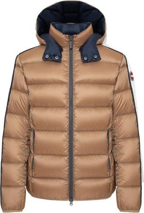 Colmar Glanzende Donsjas - Heren - Ski Jassen - Bruin - M - Fitness