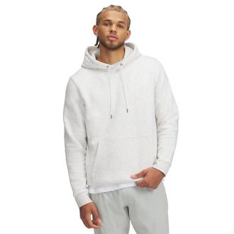 Under Armour Mens Essential Fleece Hoodie - White/White Size 3XL