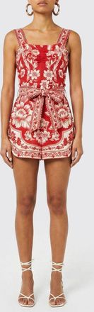 Farm Rio Abito mini Farm Rio in misto lino con stampa floreale