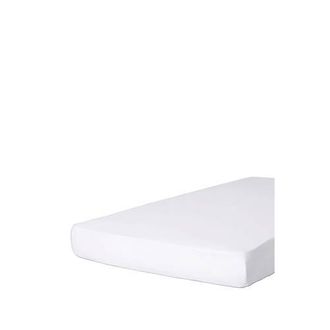 Cinderella jersey hoeslaken - wit (25 cm hoog)