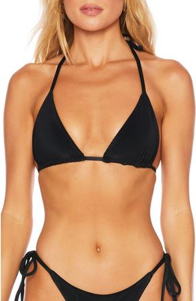 Beach Riot Winona String Bikini Top in Black at Nordstrom, Size X-Small