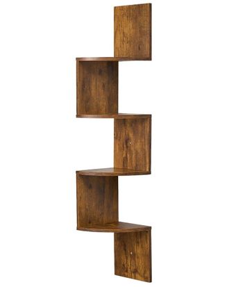 Sorbus 5-Tier Floating Corner Wall Shelf