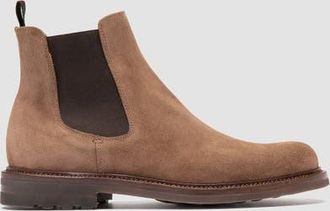 Officine Creative Aston Flexi 004 Suede Chelsea Boots in Taupe at Nordstrom, Size 40