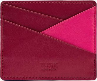 Tusk Joy Card Case in Oxblood /Geranium at Nordstrom