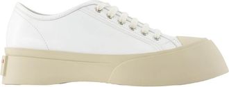 Marni Pablo Sneakers - Heren - Sneakers - Wit - 43 EU - Leer - Schoenen