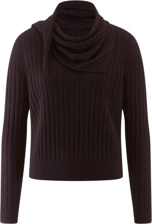 Riani Jersey de cuello redondo - Knitwear - Mujer - Marr&oacute;n - S